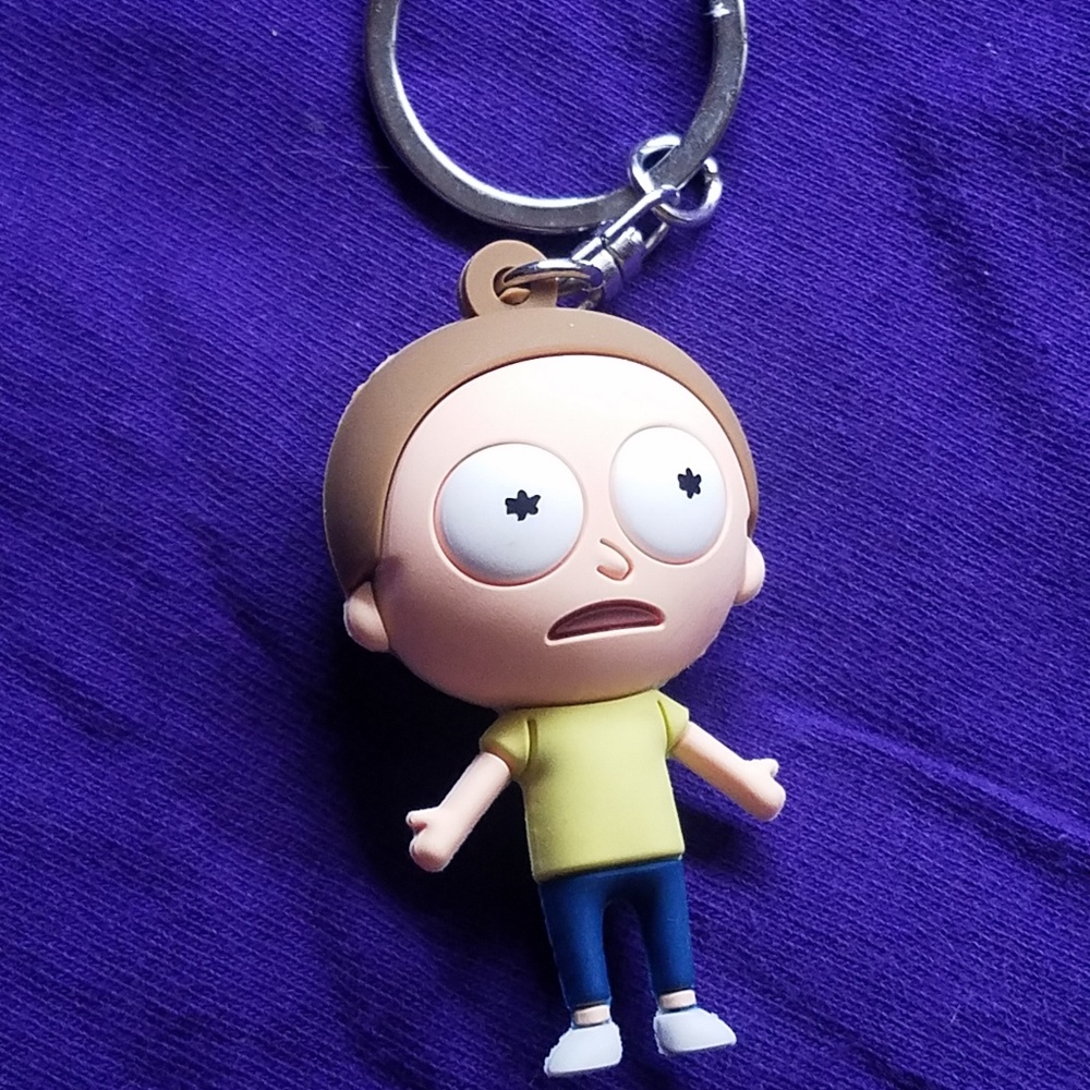 Morty 3D Figural keychain